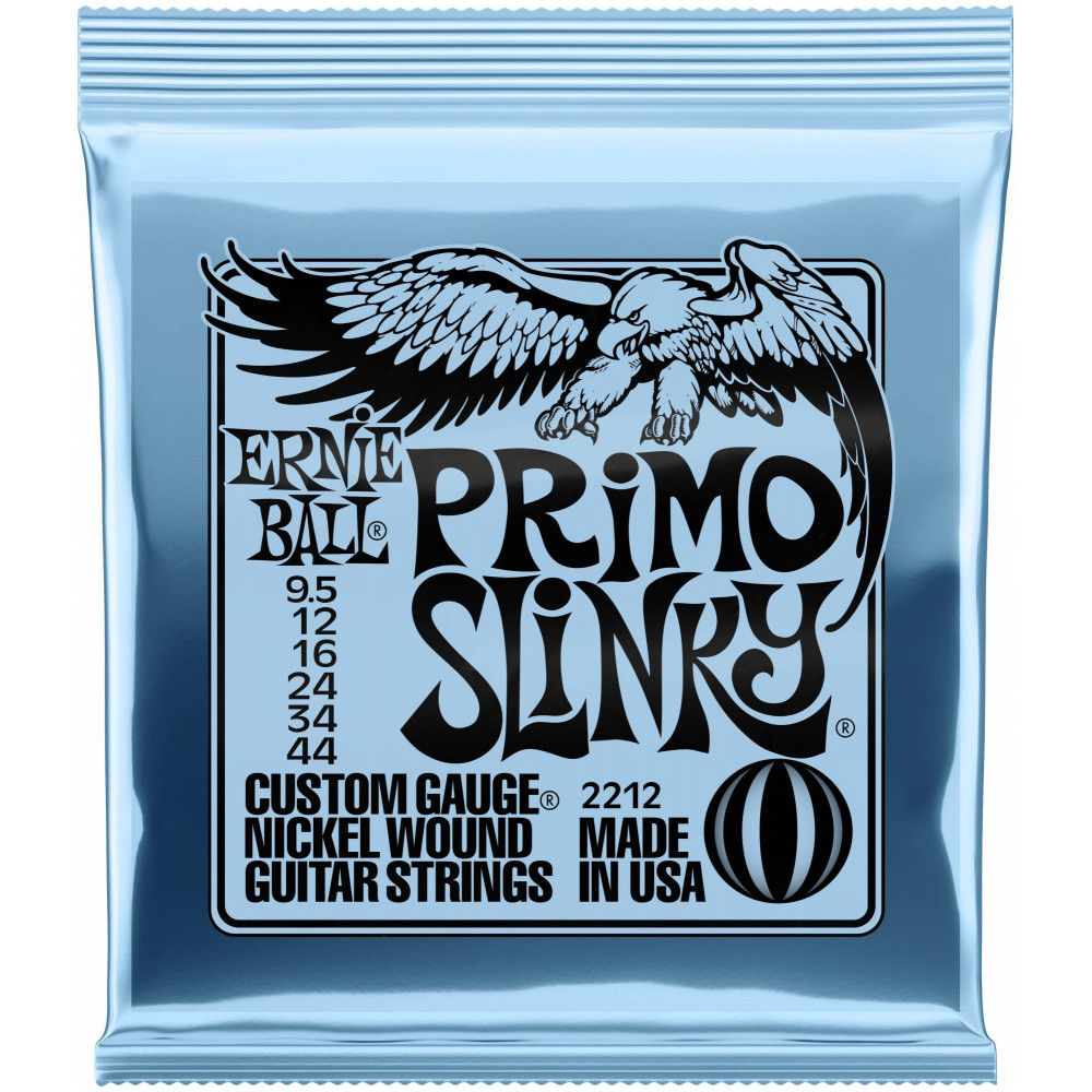 Струны для электрогитары ERNIE BALL 2212 Nickel Wound Slinky Primo 9.5-44