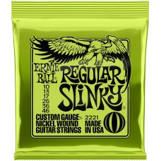 ERNIE BALL 2221 Nickel Wound Slinky Regular 10-46 - Струны для электрогитары