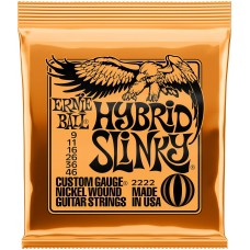 ERNIE BALL 2222 Nickel Wound Slinky Hybrid 9-46 - Струны для электрогитары