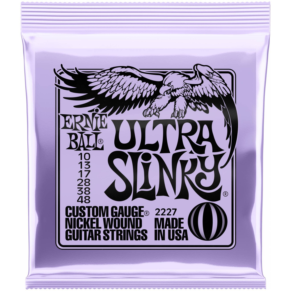 Струны для электрогитары ERNIE BALL 2227 Nickel Wound Slinky Ultra 10-48