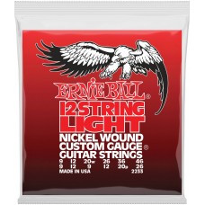 ERNIE BALL 2233 Nickel Wound Light 9-46 - Струны для электрогитары 12-струнной