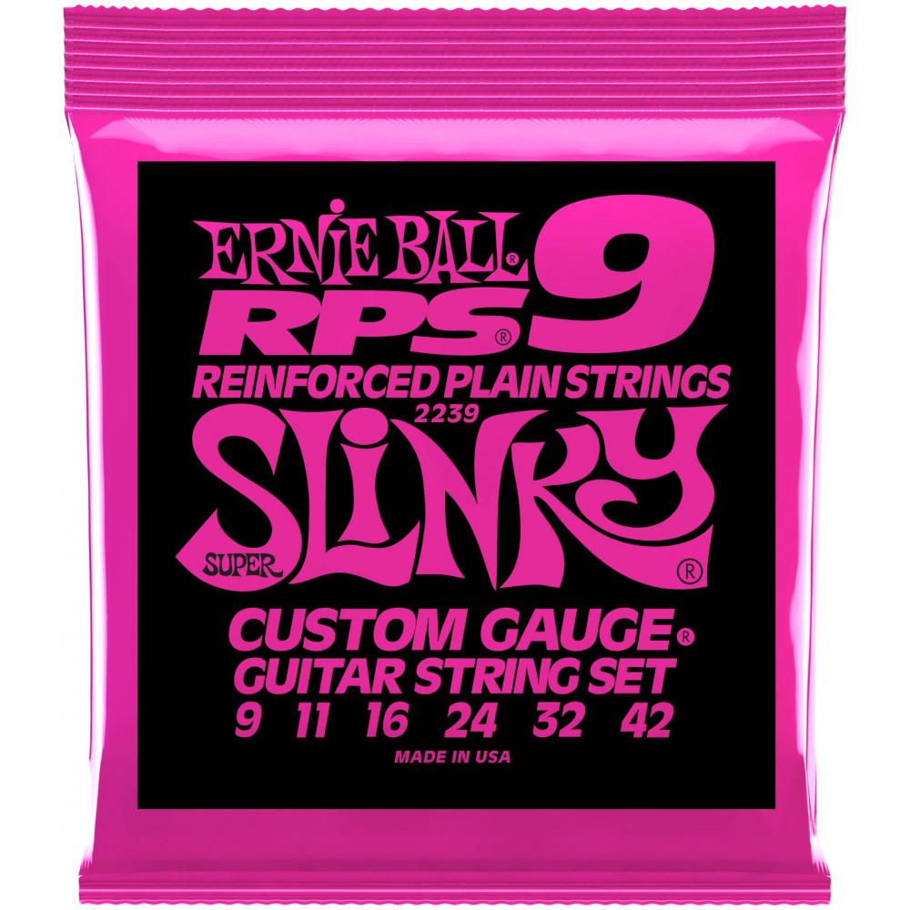 ERNIE BALL 2239 RPS Nickel Wound Slinky Super 9-42 - Струны для электрогитары