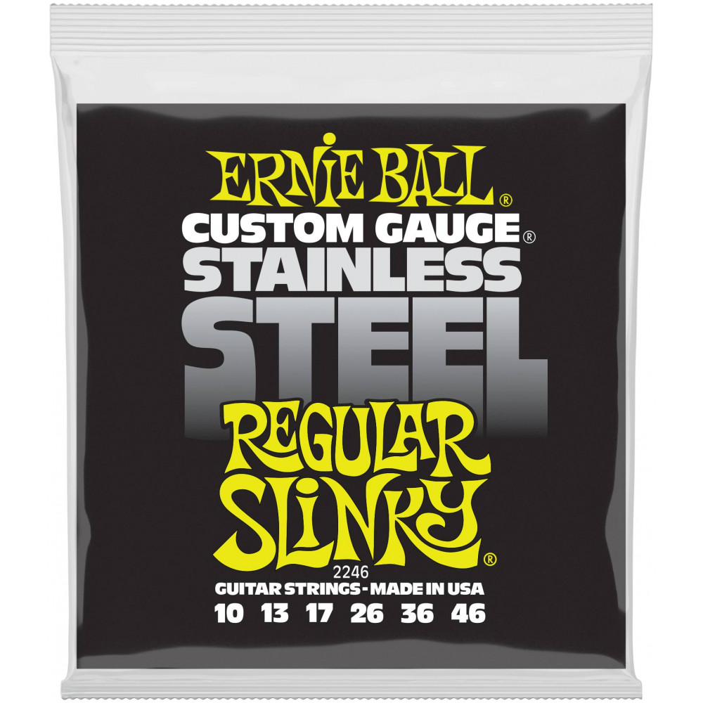 ERNIE BALL 2246 Stainless Steel Slinky Regular 10-46 - Струны для электрогитары