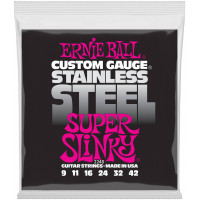 Струны для электрогитары ERNIE BALL 2248 Stainless Steel Slinky Super 9-42