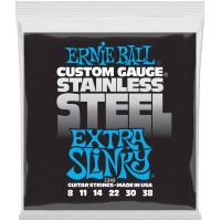 Струны для электрогитары ERNIE BALL 2249 Stainless Steel Slinky Extra 8-38