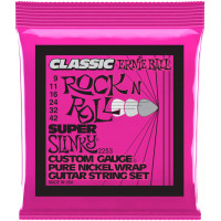Струны для электрогитары ERNIE BALL 2253 Classic Rock n Roll Pure Nickel Slinky Super 9-42