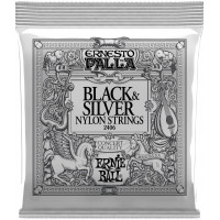 Струны для классической гитары ERNIE BALL 2406 Ernesto Palla Black&Silver Nylon Medium 28-42
