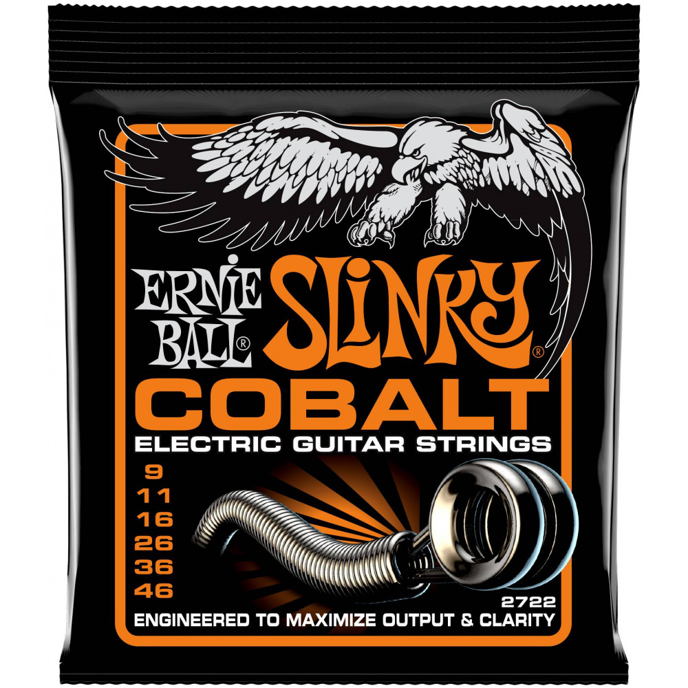 Струны для электрогитары ERNIE BALL 2722 Cobalt Slinky Hybrid 9-46