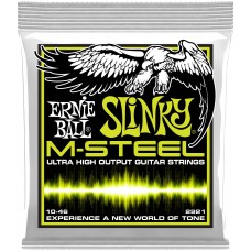 ERNIE BALL 2921 M-Steel Slinky Regular 10-46 - Струны для электрогитары