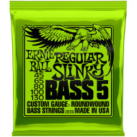 Струны для бас-гитары ERNIE BALL 2836 Nickel Wound Slinky Regular 45-130, 5 струнной