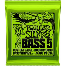 ERNIE BALL 2836 Nickel Wound Slinky Regular 45-130 - Струны для бас-гитары 5 струнной