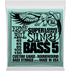ERNIE BALL 2850 Nickel Wound Super Long Scale Slinky 45-130 - Струны для бас-гитары 5 струнной