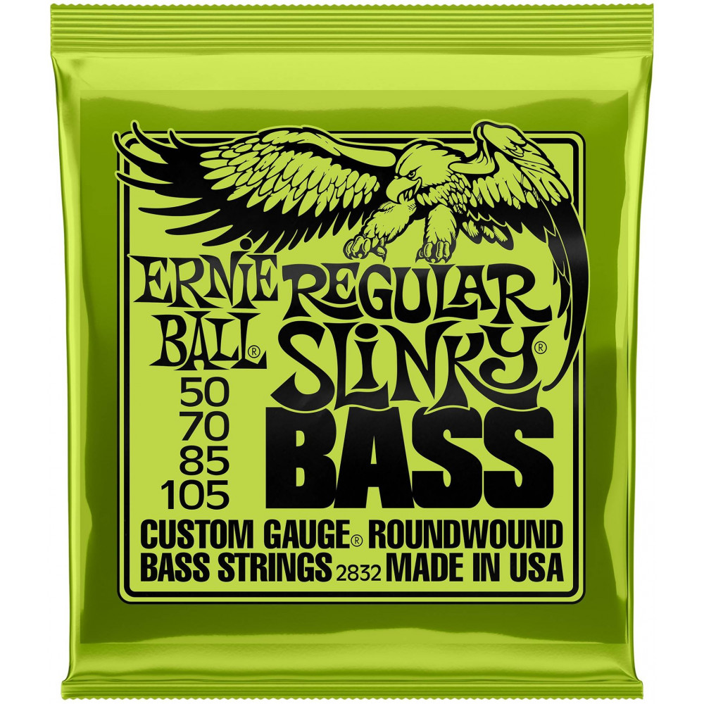 Струны для бас-гитары ERNIE BALL 2832 Nickel Wound Slinky Regular 50-105