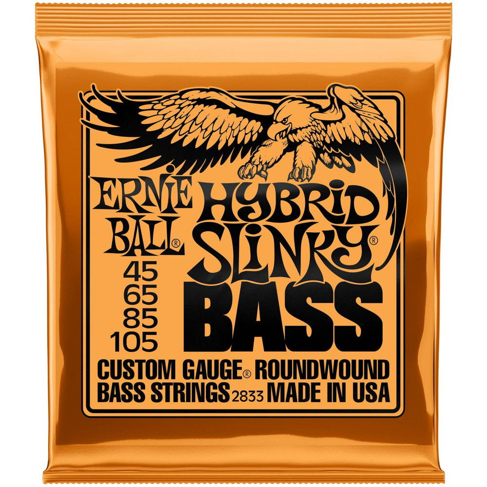 ERNIE BALL 2833 Nickel Wound Slinky Hybrid 45-105 - Струны для бас-гитары