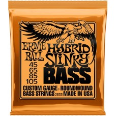 ERNIE BALL 2833 Nickel Wound Slinky Hybrid 45-105 - Струны для бас-гитары