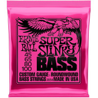 Струны для бас-гитары ERNIE BALL 2834 Nickel Wound Slinky Super 45-100