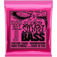 ERNIE BALL 2834 Nickel Wound Slinky Super 45-100 - Струны для бас-гитары