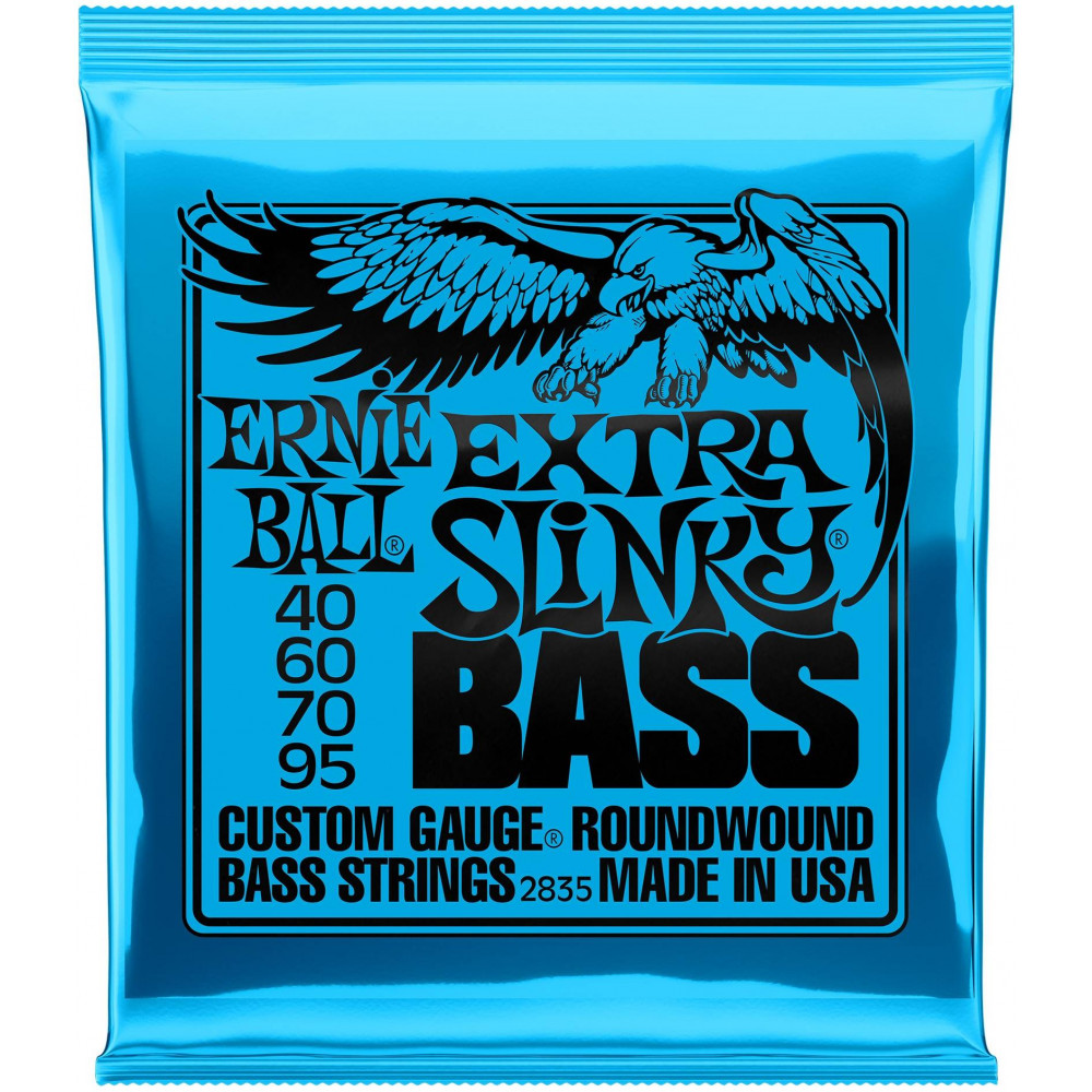ERNIE BALL 2835 Nickel Wound Slinky Extra 40-95 - Струны для бас-гитары