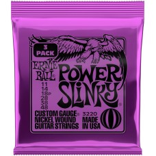 ERNIE BALL 3220 Nickel Wound Slinky Power 3 Pack 11-48 - Струны для электрогитары
