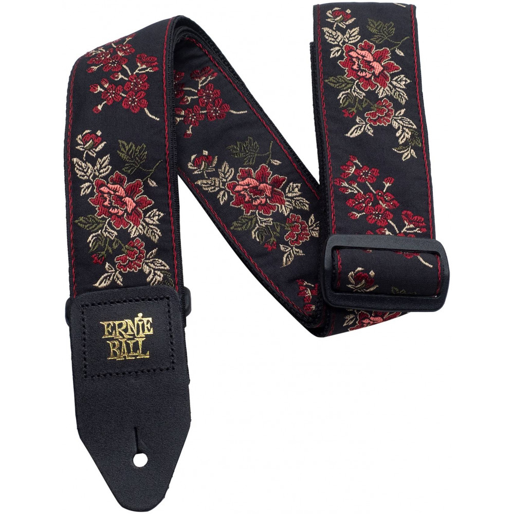 Ремень для гитары ERNIE BALL 4142 Jacquard Red Rose