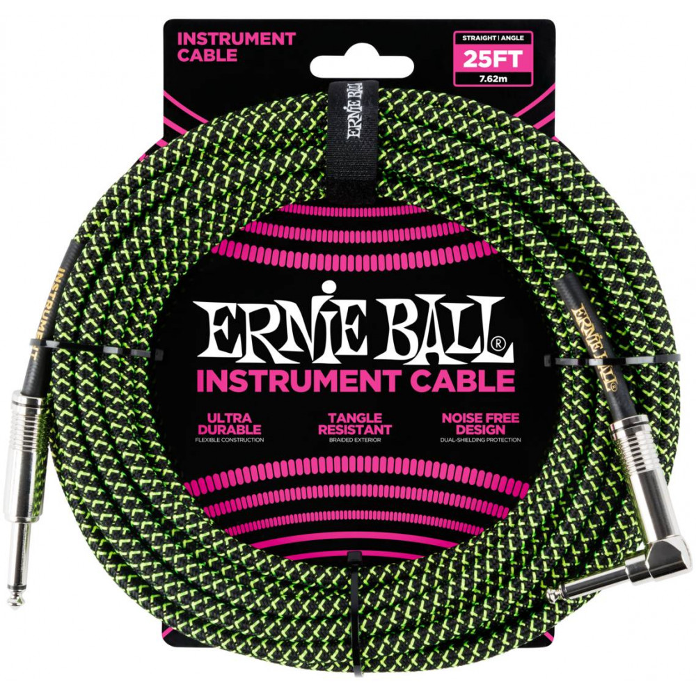 ERNIE BALL 6066, 7.62м - Инструментальный кабель