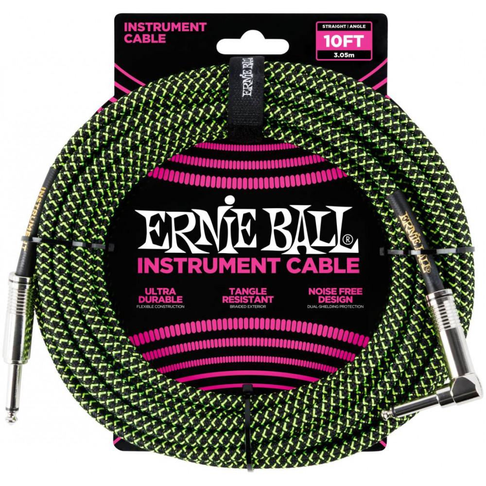 ERNIE BALL 6077, 3.05м - Инструментальный кабель