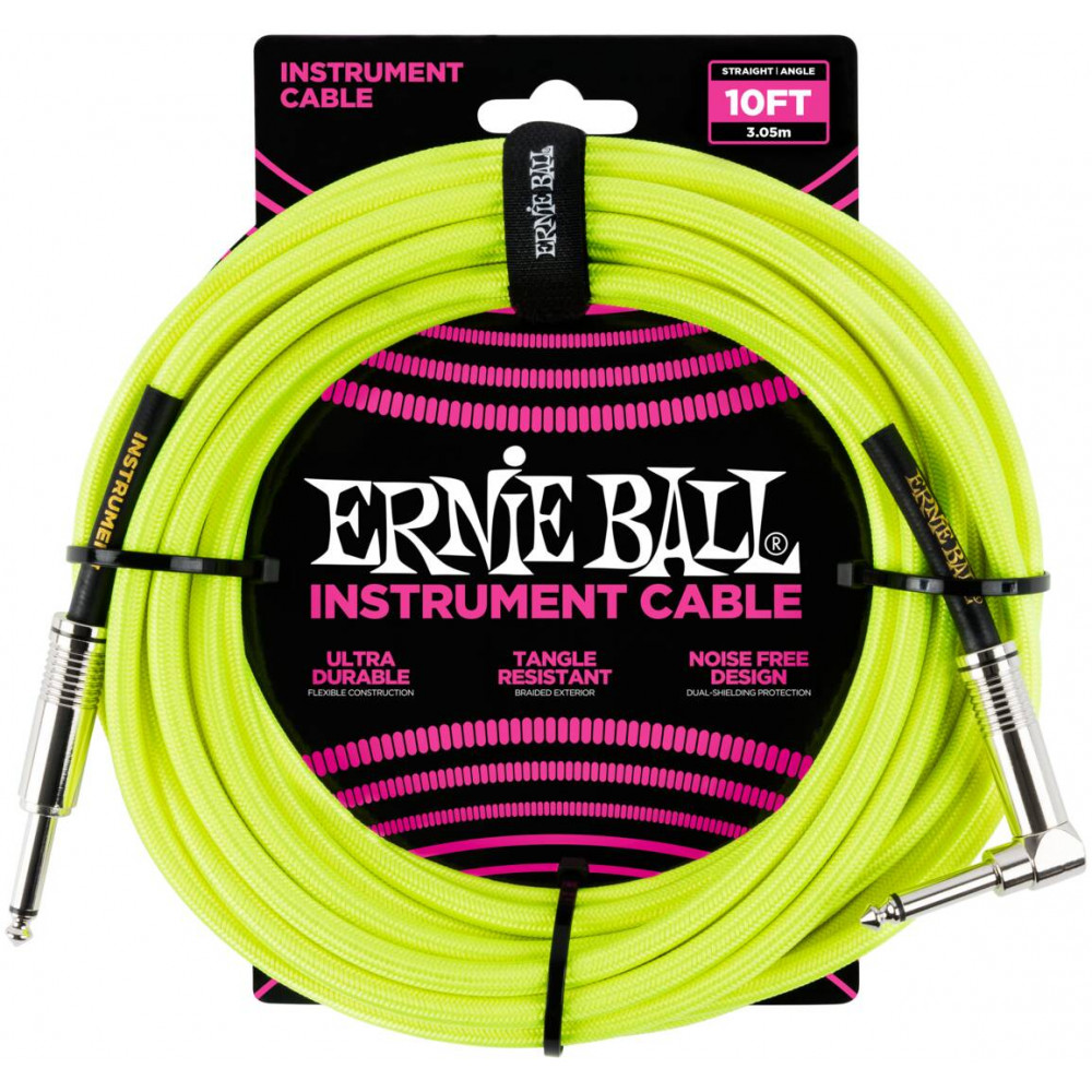 ERNIE BALL 6080, 3.05м - Инструментальный кабель
