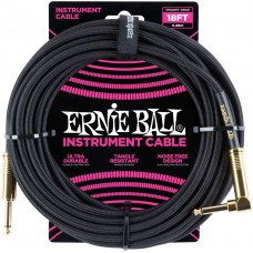 ERNIE BALL 6086, 5.49м - Инструментальный кабель