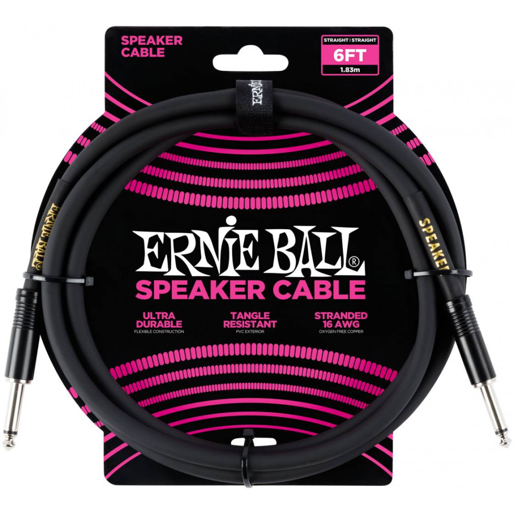 ERNIE BALL 6072, 1.8м - Спикерный кабель