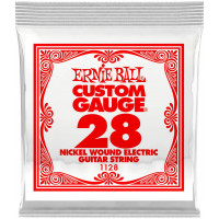 Струна одиночная для электрогитары ERNIE BALL 1128 Nickel Wound .028