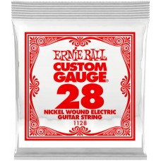 ERNIE BALL 1128 Nickel Wound .028 - Струна одиночная для электрогитары