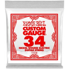ERNIE BALL 1134 Nickel Wound .034 - Струна одиночная для электрогитары