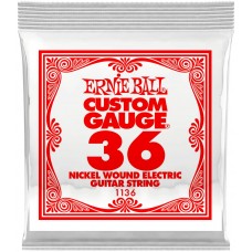 ERNIE BALL 1136 Nickel Wound .036 - Струна одиночная для электрогитары