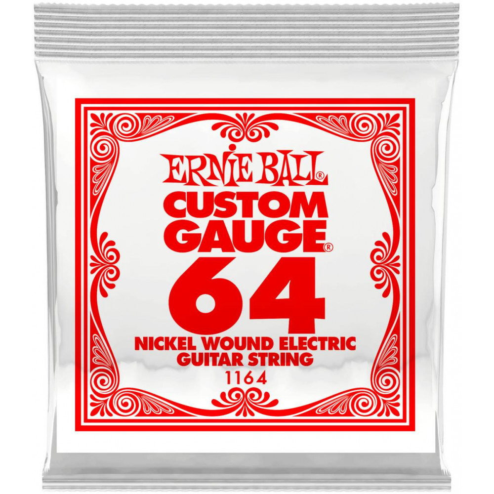 ERNIE BALL 1164 Nickel Wound .064 - Струна одиночная для электрогитары