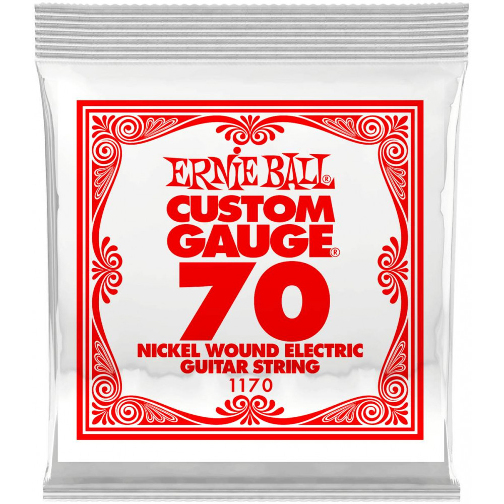 ERNIE BALL 1170 Nickel Wound .070 - Струна одиночная для электрогитары
