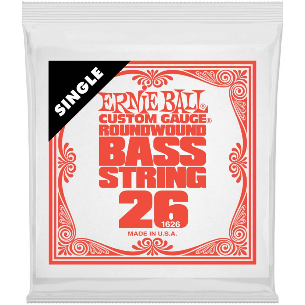 ERNIE BALL 1626 Nickel Wound .026 - Струна одиночная для бас-гитары