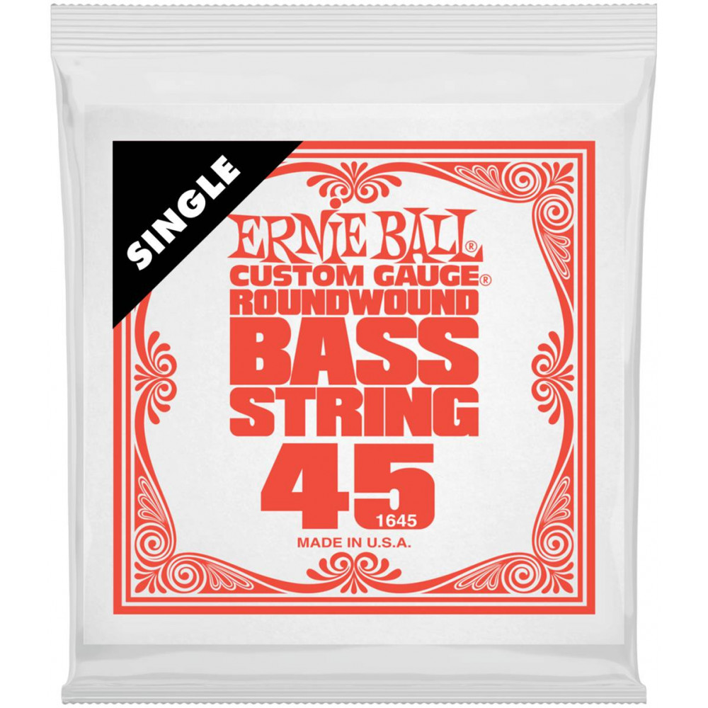ERNIE BALL 1645 Nickel Wound .045 - Струна одиночная для бас-гитары