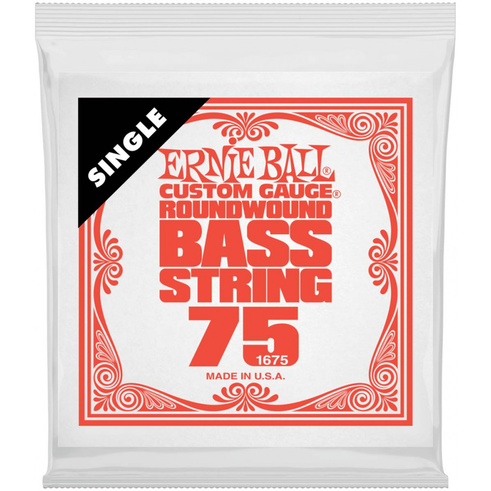 ERNIE BALL 1675 Nickel Wound .075 - Струна одиночная для бас-гитары