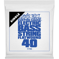 Струна одиночная для бас-гитары ERNIE BALL 1740 Flatwound .040