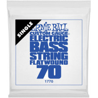 Струна одиночная для бас-гитары ERNIE BALL 1770 Flatwound .070