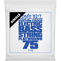 Струна одиночная для бас-гитары ERNIE BALL 1775 Flatwound .075