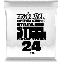 Струна одиночная для электрогитары ERNIE BALL 1924 Stainless Steel .024