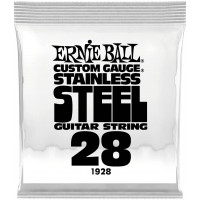 Струна одиночная для электрогитары ERNIE BALL 1928 Stainless Steel .028