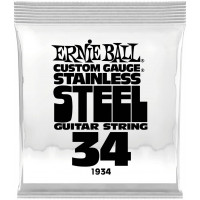 Струна одиночная для электрогитары ERNIE BALL 1934 Stainless Steel .034