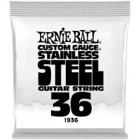 Струна одиночная для электрогитары ERNIE BALL 1936 Stainless Steel .036
