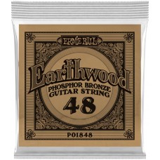 ERNIE BALL 1848 Earthwood Phosphor Bronze .048 - Струна одиночная для акустической гитары
