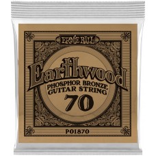 ERNIE BALL 1870 Earthwood Phosphor Bronze .070 - Струна одиночная для акустической гитары
