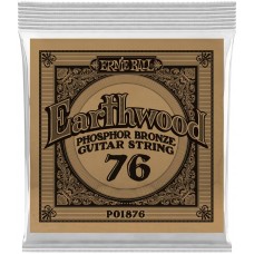 ERNIE BALL 1876 Earthwood Phosphor Bronze .076 - Струна одиночная для акустической гитары