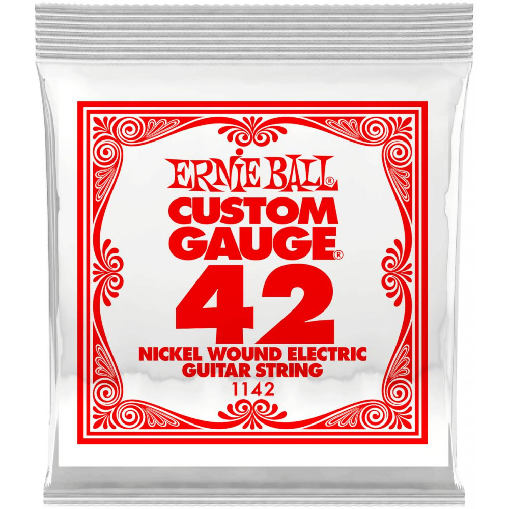 ERNIE BALL 1142 Nickel Wound .042 - Струна одиночная для электрогитары