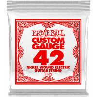 Струна одиночная для электрогитары ERNIE BALL 1142 Nickel Wound .042